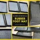 sanitizing rubber foot mat